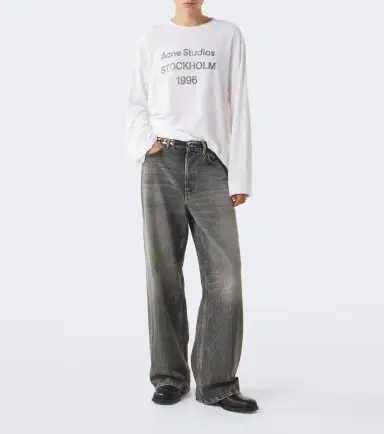 Acne Studios Logo cotton-blend jersey T-shirt | Thumbnail 5 Acne Studios Logo cotton-blend jersey T-shirt | Thumbnail 5