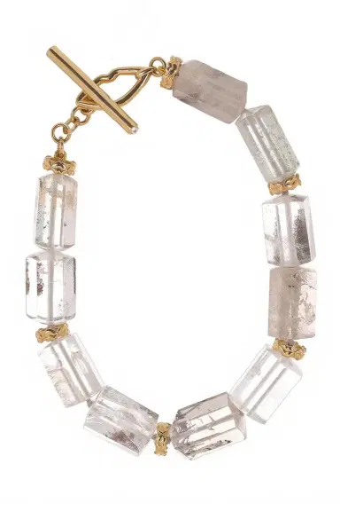 EDINA KISS Diamond Quartz Garden Lip Bracelet | Thumbnail 1