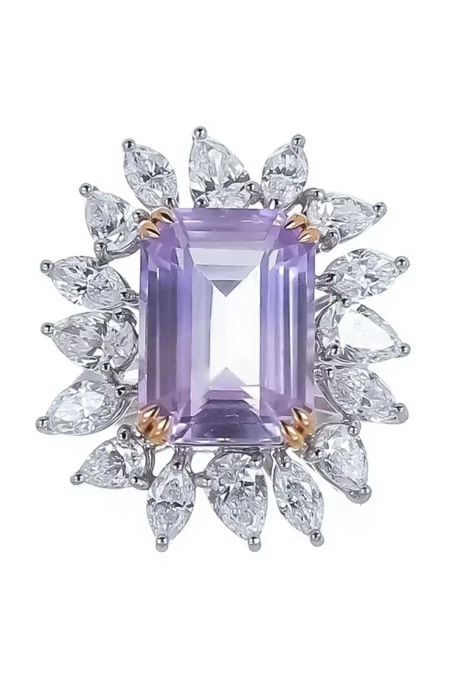 ALEXANDER LAUT Purple Sapphire Diamond Ring
