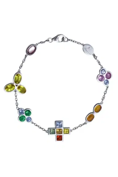 ALEXANDER LAUT Sapphire Diamond Charm Bracelet | Thumbnail 1