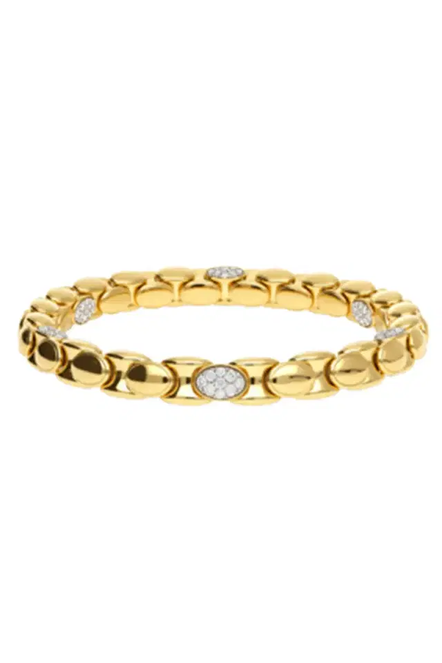 ROBERTO DEMEGLIO Six Diamond Anaconda Aura Bracelet