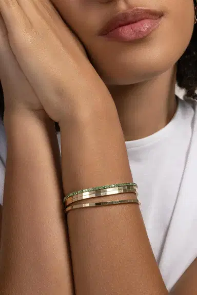 ROBERTO DEMEGLIO Three Turn Bracelet - Yellow Gold | Thumbnail 3