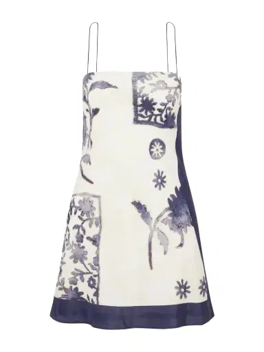 SIR. Philippa Floral-printed Crepe De Chine Mini Dress | Thumbnail 1