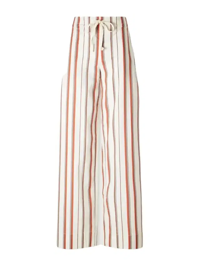 SIR. Alva Striped Cotton Wide-leg Pants