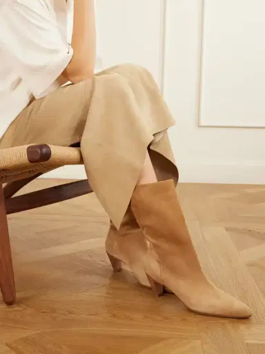 Aquazzura Slouchy 50 Suede Ankle Boots | Thumbnail 2