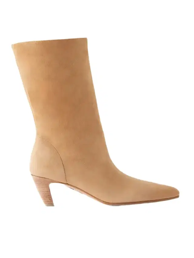 Aquazzura Slouchy 50 Suede Ankle Boots