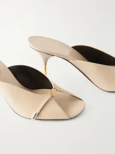 Versace Nyx 80 Leather Mules | Thumbnail 5 Versace Nyx 80 Leather Mules | Thumbnail 5