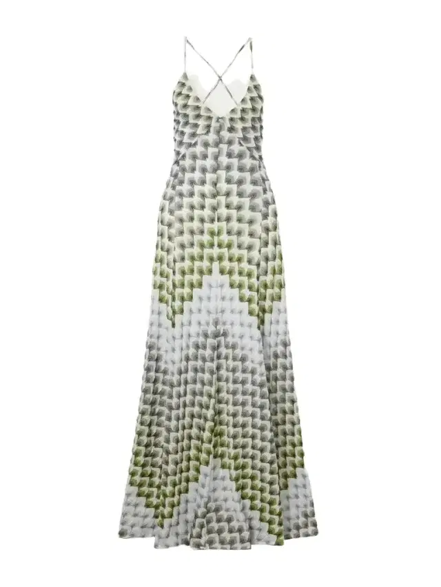 Missoni Paneled Crochet-knit Maxi Dress