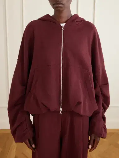 Dries Van Noten Cotton-jersey Zip-up Hoodie | Thumbnail 3 Dries Van Noten Cotton-jersey Zip-up Hoodie | Thumbnail 3