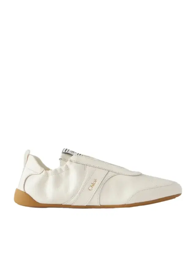 Chloé Kick Textured-leather Low-top Sneakers