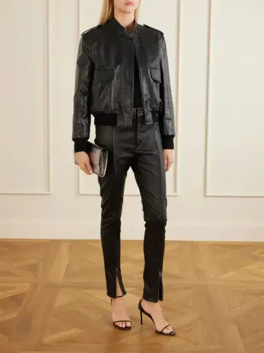 Tom Ford Zip-embellished Leather Skinny Pants | Thumbnail 2 Tom Ford Zip-embellished Leather Skinny Pants | Thumbnail 2