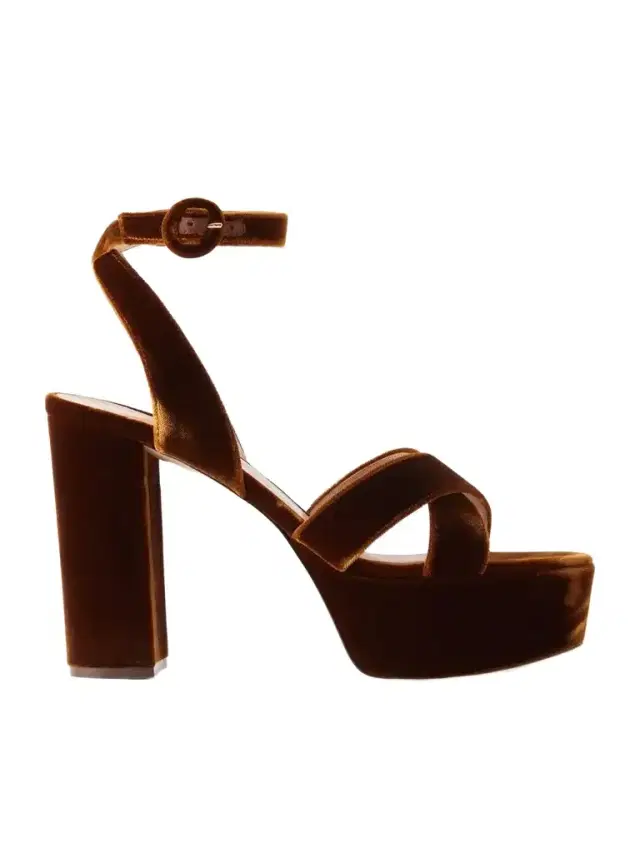 Gianvito Rossi Sabrina 70 Velvet Sandals
