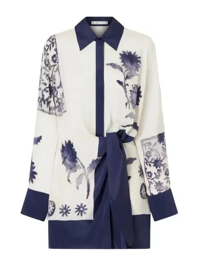 SIR. Phillipa Printed Georgette Shirt