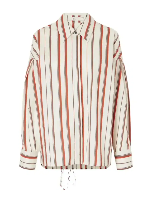 SIR. Alva Striped Cotton-poplin Shirt