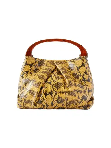 Dries Van Noten Snake-effect Leather Clutch | Thumbnail 1 Dries Van Noten Snake-effect Leather Clutch | Thumbnail 1