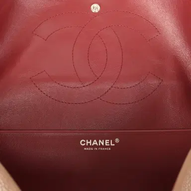 Chanel Chanel Maxi "Souplissimo" Small Flap Bag Brown Grained Calfskin Silver Hardware | Thumbnail 11