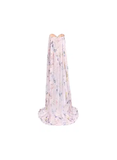 Elie Saab Garden Print Short Dress | Thumbnail 2