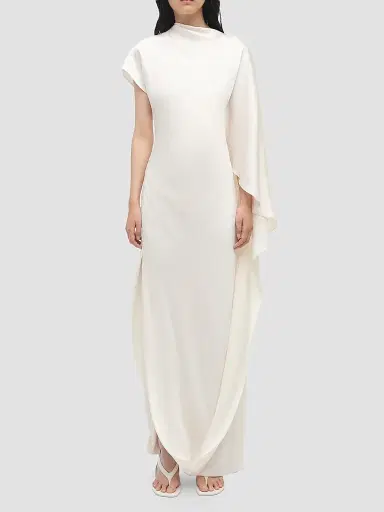Simkhai Women's Ora Satin Column Gown | Thumbnail 2 Simkhai Women's Ora Satin Column Gown | Thumbnail 2