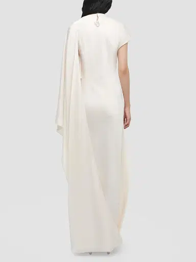 Simkhai Women's Ora Satin Column Gown | Thumbnail 3 Simkhai Women's Ora Satin Column Gown | Thumbnail 3