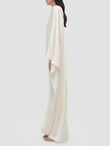 Simkhai Women's Ora Satin Column Gown | Thumbnail 5 Simkhai Women's Ora Satin Column Gown | Thumbnail 5