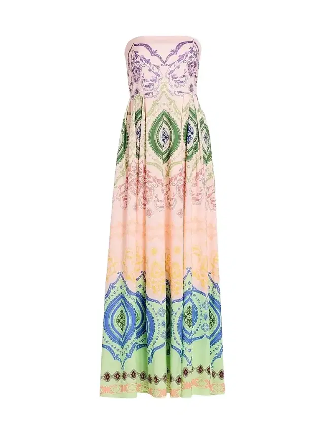 MISA Los Angeles Women's Maddie Printed A-Line Maxi Dress - Rainbow Ceramic