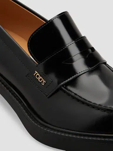 Tod's Women's 60MM Leather Penny Loafer-Style Pumps | Thumbnail 5