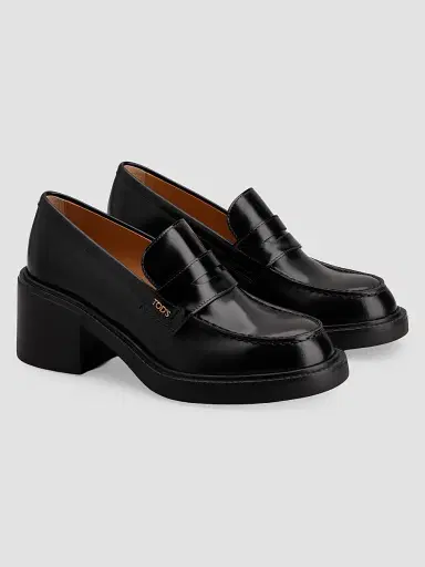 Tod's Women's 60MM Leather Penny Loafer-Style Pumps | Thumbnail 6
