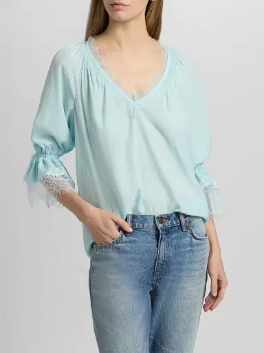 Ramy Brook Women's Lilah Lace-Trim Top | Thumbnail 3 Ramy Brook Women's Lilah Lace-Trim Top | Thumbnail 3