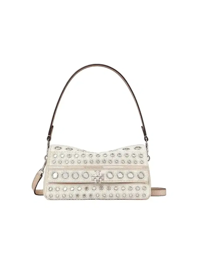 Tory Burch Women's Charlie  Embellished Shoulder Bag - New
