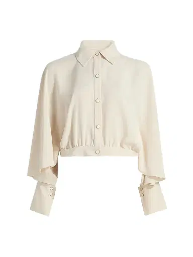 Ramy Brook Women's Lilliana Point Collar Top | Thumbnail 1 Ramy Brook Women's Lilliana Point Collar Top | Thumbnail 1