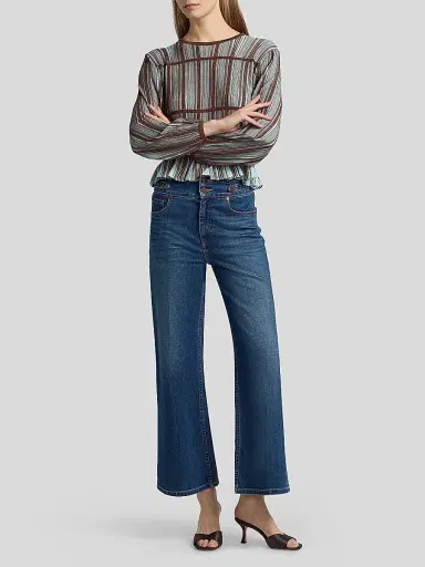 Ramy Brook Women's Ashlyne Striped Knit Top | Thumbnail 2 Ramy Brook Women's Ashlyne Striped Knit Top | Thumbnail 2