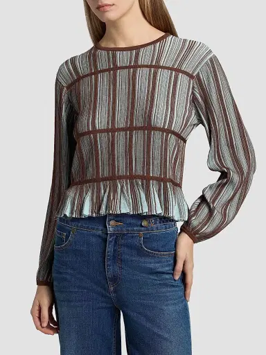 Ramy Brook Women's Ashlyne Striped Knit Top | Thumbnail 3 Ramy Brook Women's Ashlyne Striped Knit Top | Thumbnail 3