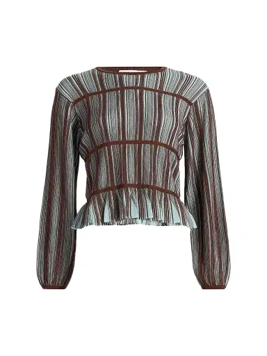 Ramy Brook Women's Ashlyne Striped Knit Top | Thumbnail 1 Ramy Brook Women's Ashlyne Striped Knit Top | Thumbnail 1
