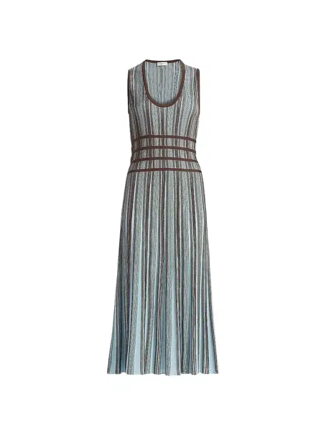 Ramy Brook Women's Arlette Knitted Midi Dress - Sepia Combo