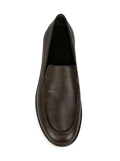 Vince Men's Hann Pebbled Leather Loafers - Cocoa Brown | Thumbnail 4 Vince Men's Hann Pebbled Leather Loafers - Cocoa Brown | Thumbnail 4