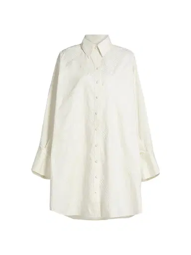 DEREK LAM 10 CROSBY Women's Piper Embroidered Shirtdress | Thumbnail 1