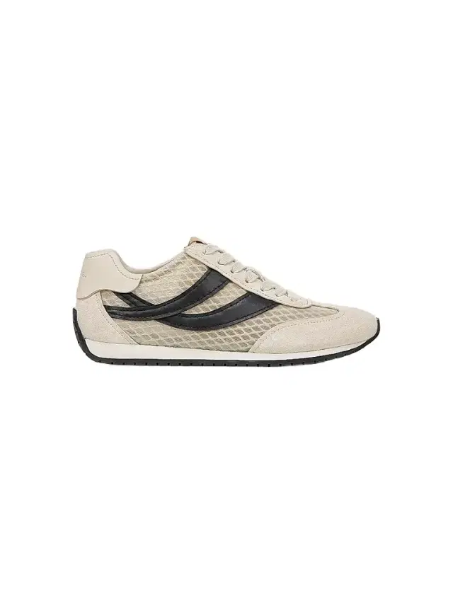 Vince Women's Oasis Runner Mesh & Leather Lace-Up Shoes - Moonlight Black