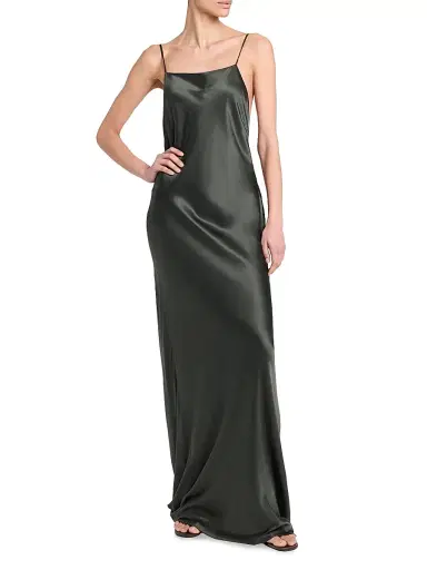 TWP Women's Open-Back Silk Maxi Slipdress | Thumbnail 2 TWP Women's Open-Back Silk Maxi Slipdress | Thumbnail 2