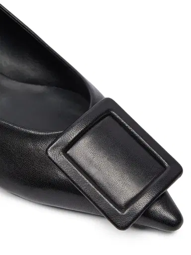 Roger Vivier Women's Leather Ballerina Flats | Thumbnail 5 Roger Vivier Women's Leather Ballerina Flats | Thumbnail 5