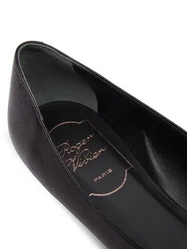 Roger Vivier Women's Leather Ballerina Flats | Thumbnail 6 Roger Vivier Women's Leather Ballerina Flats | Thumbnail 6