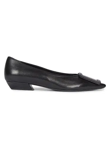 Roger Vivier Women's Leather Ballerina Flats | Thumbnail 1 Roger Vivier Women's Leather Ballerina Flats | Thumbnail 1