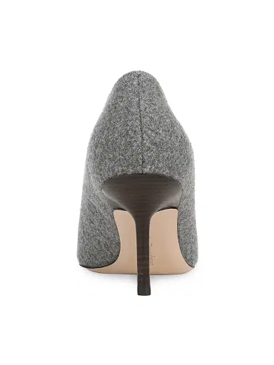 Favorite Daughter Women's Zoe Point-Toe Wool Pumps - Grey - Size 11 | Thumbnail 3