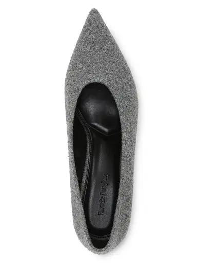 Favorite Daughter Women's Zoe Point-Toe Wool Pumps - Grey - Size 11 | Thumbnail 4