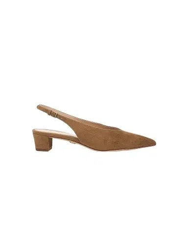 Veronica Beard Women's Pamela Suede Slingback Pumps - Chestnut - Size 11 | Thumbnail 1 Veronica Beard Women's Pamela Suede Slingback Pumps - Chestnut - Size 11 | Thumbnail 1