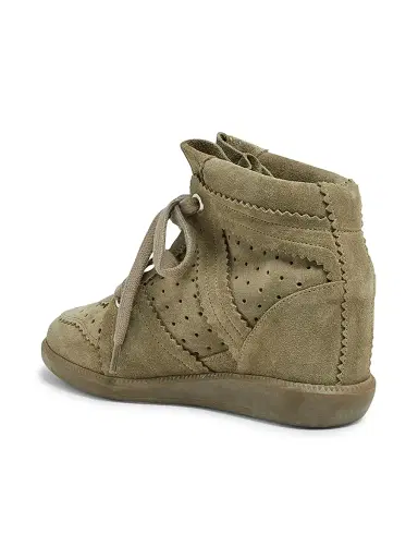 Isabel Marant Women's Bobby 50MM Suede Sneakers | Thumbnail 2