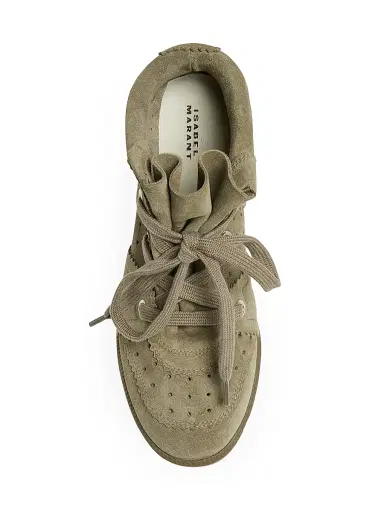 Isabel Marant Women's Bobby 50MM Suede Sneakers | Thumbnail 3