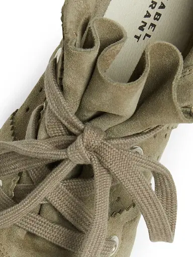 Isabel Marant Women's Bobby 50MM Suede Sneakers | Thumbnail 4