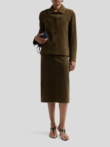 Proenza Schouler Women's Irine Suede Jacket | Thumbnail 2 Proenza Schouler Women's Irine Suede Jacket | Thumbnail 2