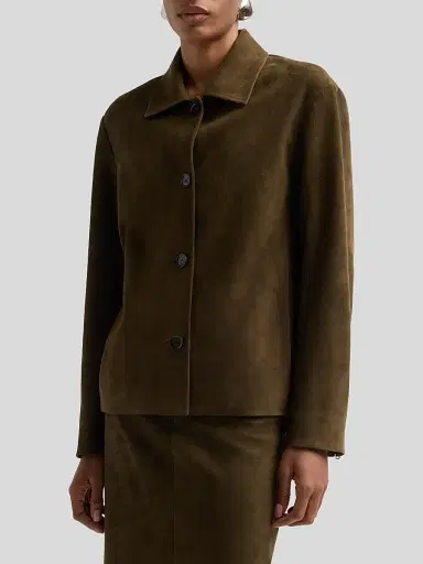 Proenza Schouler Women's Irine Suede Jacket | Thumbnail 4 Proenza Schouler Women's Irine Suede Jacket | Thumbnail 4