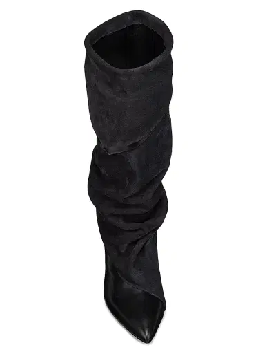 Isabel Marant Women's Lezra 75MM Slouchy Leather Boots - Black - Size 12 | Thumbnail 4 Isabel Marant Women's Lezra 75MM Slouchy Leather Boots - Black - Size 12 | Thumbnail 4